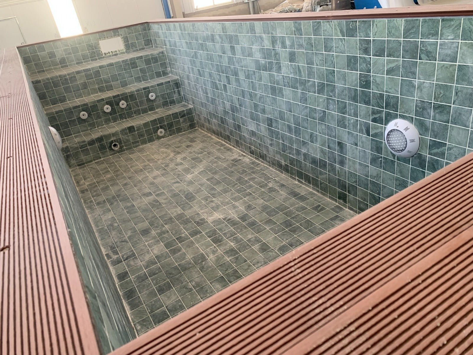 Tiled interior