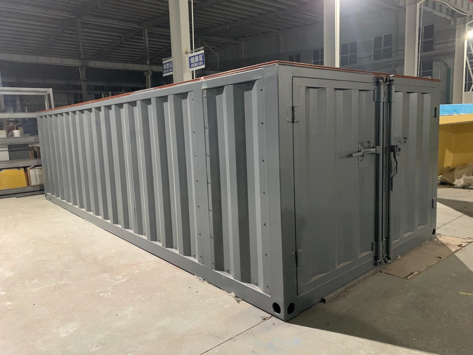 Grey exterior finish