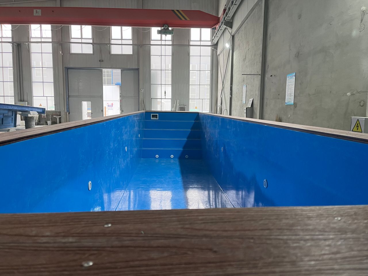 Internal swimming area